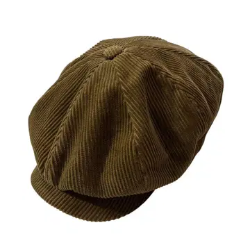 USA제 엔지니어드 가먼츠 코듀로이 헌팅 캡 브라운