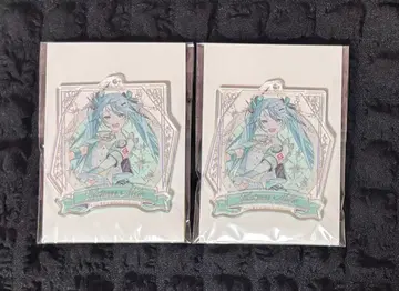 프로세카 감사제 오로라 금박 아크릴 키링 하츠네 미쿠