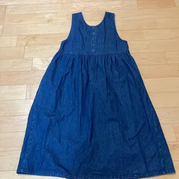 사만사 모스모스 데님 V넥 원피스 2way