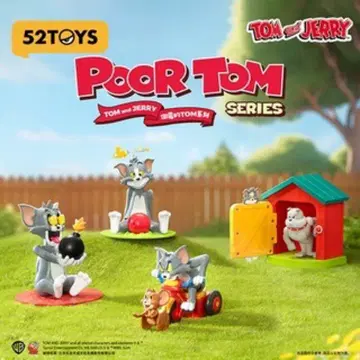 52TOYS 블라인드박스 시리즈 톰과 제리 가엾은 톰 4종 세트