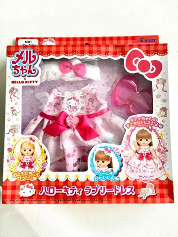 미개봉 새상품 멜짱 헬로키티 러블리 드레스 세트