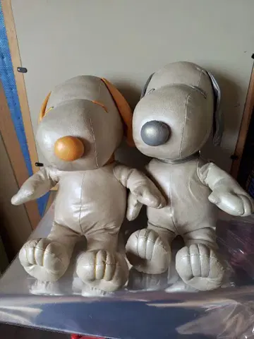 스누피 봉제 인형 2체 세트