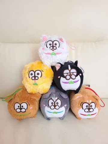 오소마츠 6쌍둥이 마츠이누 봉제 인형 전 종류 컴플리트 세트