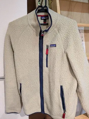 patagonia 플리스 자켓 M 크림색