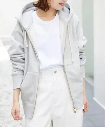 챔피온 SLOBE 별주 더블 지퍼 후드티