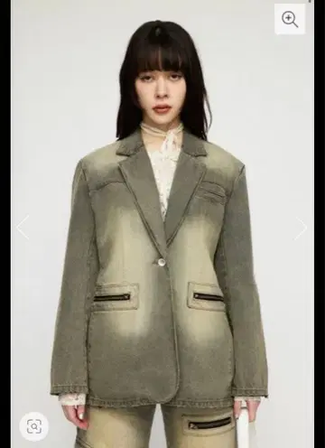 LAGUA GEM 테일러드 데님 자켓