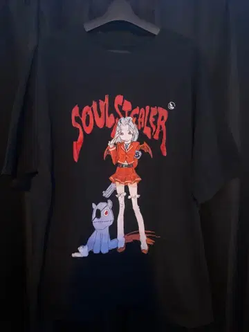 SUNDAY OFF CLUB 그래픽 T셔츠 XL 블랙