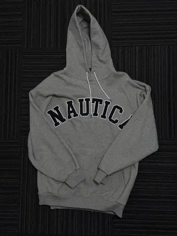 Nautica 그레이 후드 부착 후드티