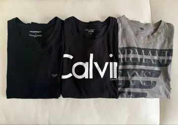 Calvin Klein & Armani Jeans 티셔츠 3세트