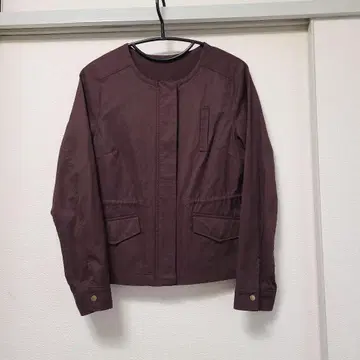 YECCA VECCA 노카라 자켓 다크 브라운