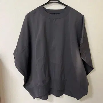 mizuiro ind 5부 소매 상의 그레이