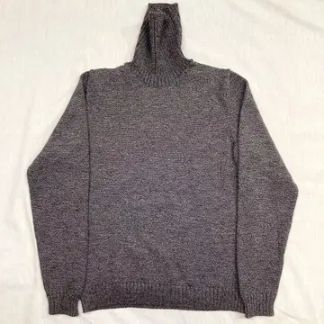컨디션 최상 ZANONE 양모 터틀넥 니트 48 멜란지 자노네
