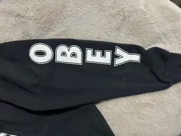 OBEY 블랙 후드티 L 사이즈