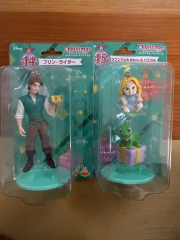 디즈니 크리스마스 피규어 세트