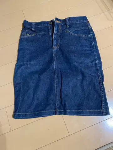 히스테릭스 데님 미니 스커트 S 사이즈