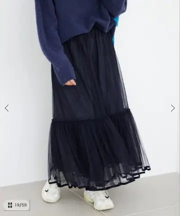 IENA/리본 튜튜 스커트 36 사이즈