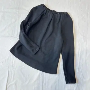 JIL SANDER NAVY 분또 오버 블라우스 질 샌더