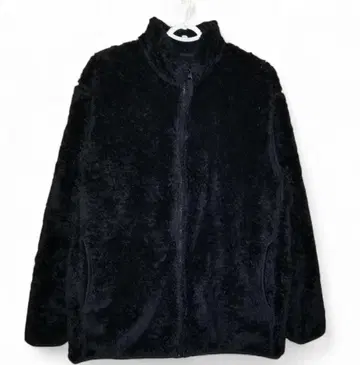 UNIQLO 보아 플리스 자켓 풀 집업 블랙 여성용