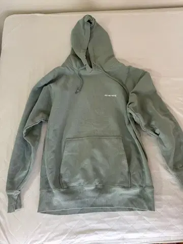 마루시 후드 부착 맨투맨 그린 L