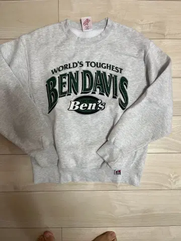 벤 데이비스 그레이 맨투맨 S 사이즈