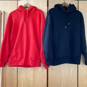 UNIQLO U 남성용 후드티 2종 세트 L