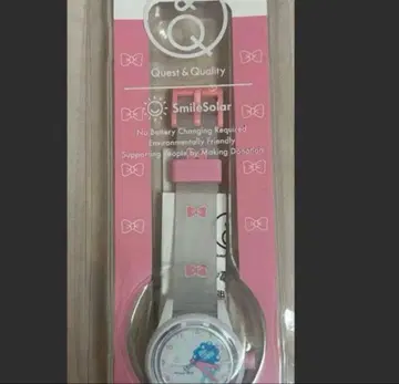 미야쿠미야쿠 손목시계 핑크 만박 스마일 솔라