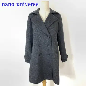 나노 유니버스 P코트 그레이 울 나일론 S C4654