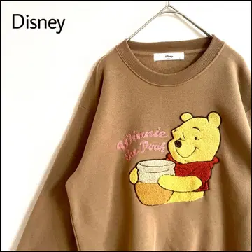 Disney 디즈니 맨투맨 브라운 오버 사이즈 푸우