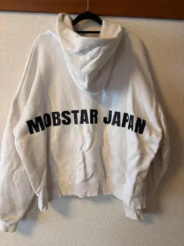 MOBSTAR JAPAN 화이트 후드티