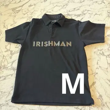 [ 거의 미사용 ] IRISHMAN 피케 셔츠 M 블랙