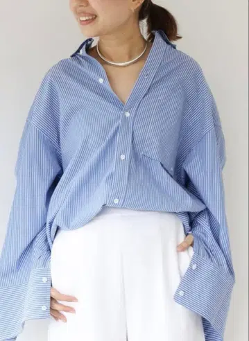 Deuxieme Classe DARKPARK 다크 파크 블루 셔츠