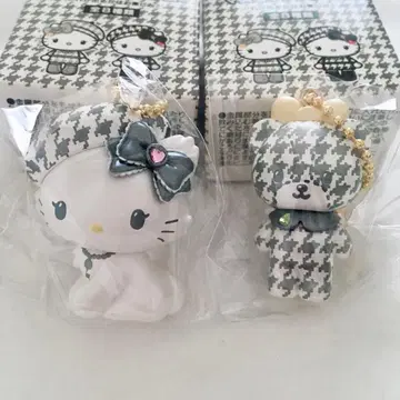 시크릿 마스코트 흑백 걸리시 쌍둥이 코디 키티 타이니 참