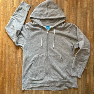 Good On 구드온 일본제 래글런 지퍼 후드 맨투맨 그레이 L