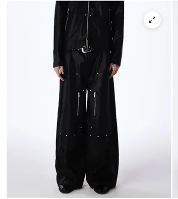 Double Knee Leather Pants