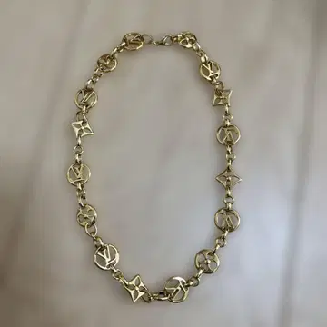 골드 로고참 목걸이