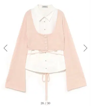 버블 스쿨걸 상의 핑크