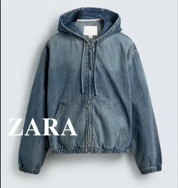 [ 미사용 새상품 ] ZARA 데님 후드티