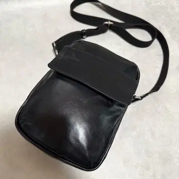 크리드 CREED 블랙 가죽 숄더백