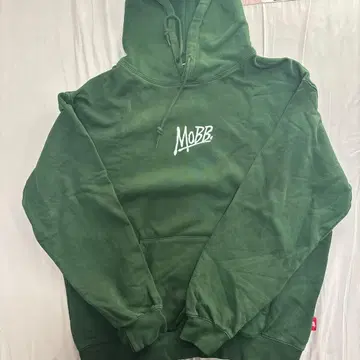 MOBB 올리브 그린 후드 부착 후드티 L