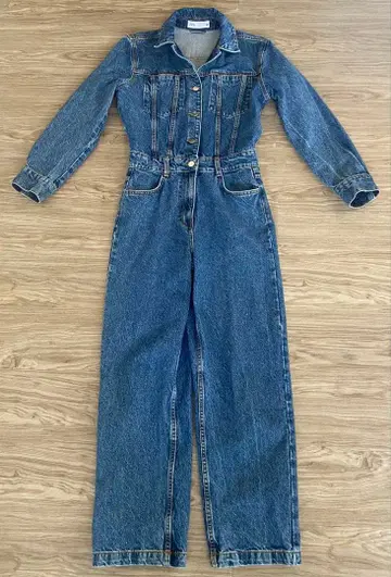 ZARA 데님 점프수트