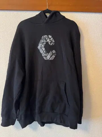 CRONOS 블랙 후드티