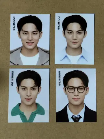 민규(MINGYU) 증명사진 ID 포토 4종 세트