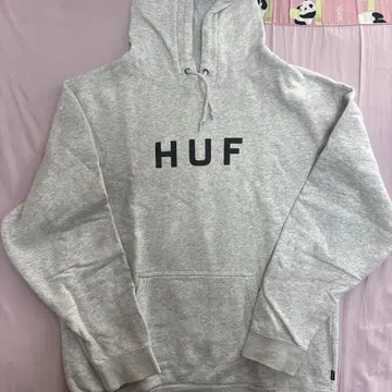 HUF 그레이 후드티 L 사이즈