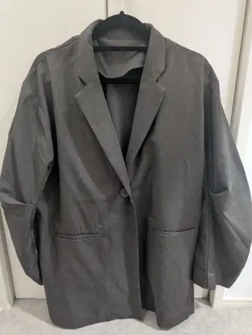 카스타네 디자인 오버 자켓 브라운