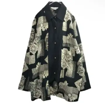 구제 의류 패턴 셔츠 긴팔 개성파