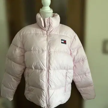 타미힐피거 데님 다운 자켓