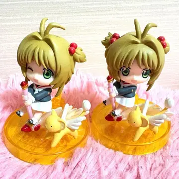 카드캡터 사쿠라 푸치캬라 키노모토 사쿠라 케로쨩 피규어 세트