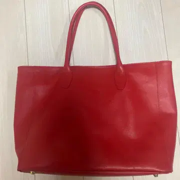 빨간색 토트백
