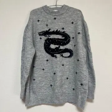 ZARA 니트 스웨터 그레이 긴팔 용 S 사이즈