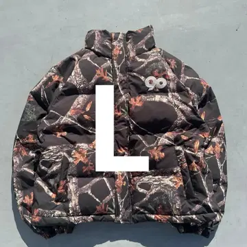 9090 Logo Rich Puffer Jacket L